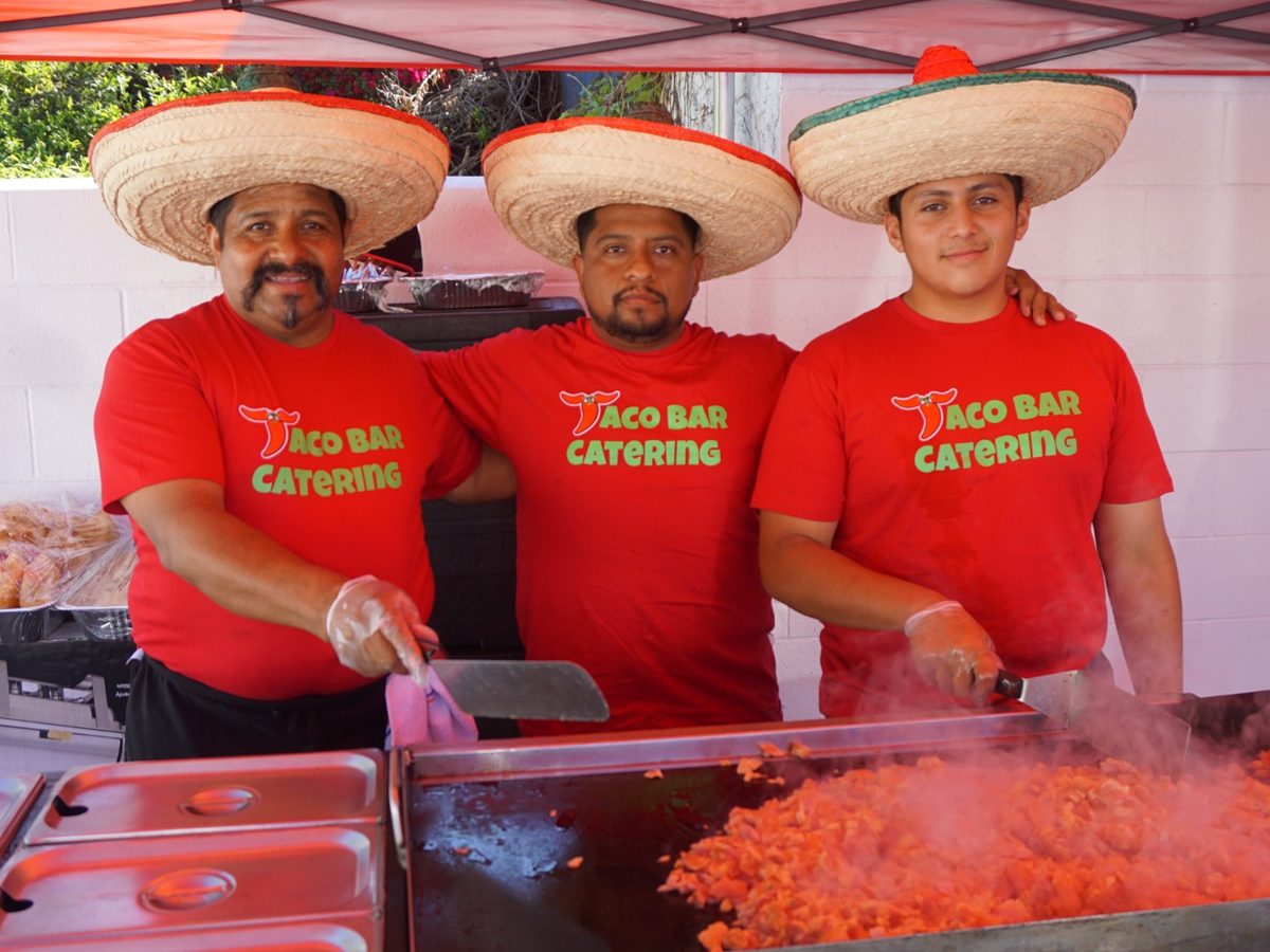 Taqueros event catering table